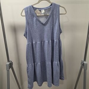 Sew In Love Light Blue V-Neck Dress